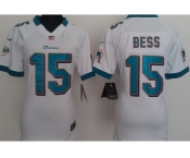 nike women nfl jerseys miami dolphins #15 bess white[nike]