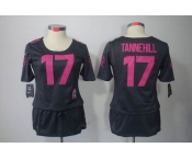 nike women nfl jerseys miami dolphins #17 tannehill dk.grey[breast cancer awareness]