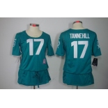 nike women nfl jerseys miami dolphins #17 tannehill green[breast cancer awareness]