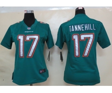 nike women nfl jerseys miami dolphins #17 tannehill green[new nike limited]