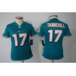 nike women nfl jerseys miami dolphins #17 tannehill green[nike limited]