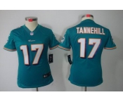 nike women nfl jerseys miami dolphins #17 tannehill green[nike limited]