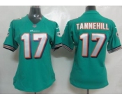 nike women nfl jerseys miami dolphins #17 tannehill green[nike]