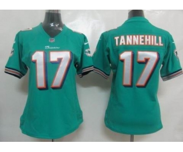 nike women nfl jerseys miami dolphins #17 tannehill green[nike]