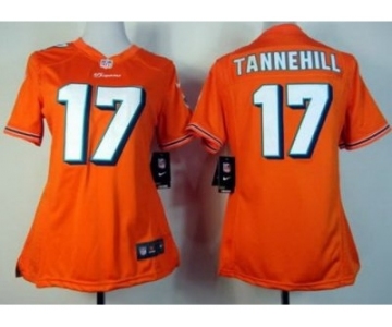 nike women nfl jerseys miami dolphins #17 tannehill orange[nike]