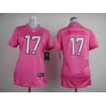 nike women nfl jerseys miami dolphins #17 tannehill pink[2012 nike love]