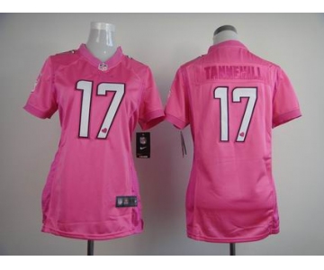 nike women nfl jerseys miami dolphins #17 tannehill pink[2012 nike love]