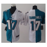 nike women nfl jerseys miami dolphins #17 tannehill white-green[nike split]