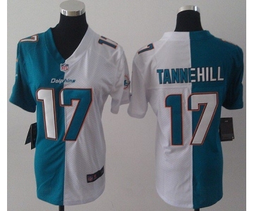 nike women nfl jerseys miami dolphins #17 tannehill white-green[nike split]