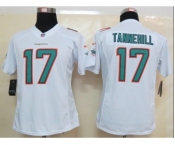 nike women nfl jerseys miami dolphins #17 tannehill white[new nike limited]