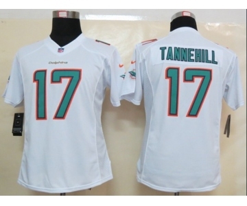 nike women nfl jerseys miami dolphins #17 tannehill white[new nike limited]