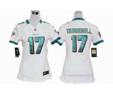 nike women nfl jerseys miami dolphins #17 tannehill white[nike]