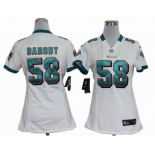 nike women nfl jerseys miami dolphins #58 dansby white[nike]