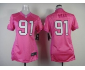 nike women nfl jerseys miami dolphins #91 wake pink[2012 nike love]