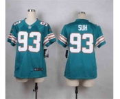 nike women nfl jerseys miami dolphins #93 suh green[nike]