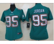 nike women nfl jerseys miami dolphins #95 jordan green[nike limited]