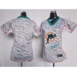 nike women nfl jerseys miami dolphins blank[fem fan zebra]