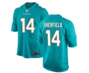 Youth Miami Dolphins #14 Sherfield Aqua Vapor Untouchable Limited Stitched Jersey