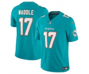 Youth Miami Dolphins #17 Jaylen Waddle Aqua 2023 F.U.S.E Vapor Limited Football Stitched Jersey