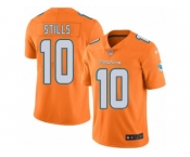 Youth Nike Miami Dolphins #10 Kenny Stills Limited Orange Rush NFL Jersey