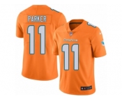 Youth Nike Miami Dolphins #11 DeVante Parker Limited Orange Rush NFL Jersey