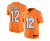 Youth Nike Miami Dolphins #12 Bob Griese Limited Orange Rush NFL Jersey