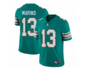 Youth Nike Miami Dolphins #13 Dan Marino Vapor Untouchable Limited Aqua Green Alternate NFL Jersey