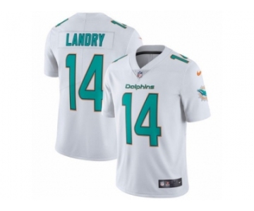 Youth Nike Miami Dolphins #14 Jarvis Landry Vapor Untouchable Limited White NFL Jerse