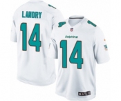 Youth Nike Miami Dolphins #14 Jarvis Landry White NFL Jersey