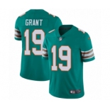 Youth Nike Miami Dolphins #19 Jakeem Grant Aqua Green Alternate Vapor Untouchable Elite Player NFL Jersey