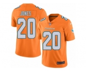 Youth Nike Miami Dolphins #20 Reshad Jones Limited Orange Rush NFL Jersey