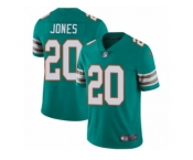 Youth Nike Miami Dolphins #20 Reshad Jones Vapor UntouchableLimited Aqua Green Alternate NFL Jersey