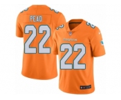 Youth Nike Miami Dolphins #22 Isaiah Pead Limited Orange Rush NFL Jersey