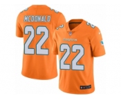 Youth Nike Miami Dolphins #22 T.J. McDonald Limited Orange Rush NFL Jersey