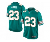 Youth Nike Miami Dolphins #23 Jay Ajayi Limited Aqua Green Alternate NFL Jersey