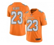 Youth Nike Miami Dolphins #23 Jay Ajayi Limited Orange Rush NFL Jersey