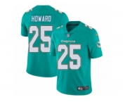 Youth Nike Miami Dolphins #25 Xavien Howard Vapor Untouchable Limited Aqua Green Team Color NFL Jersey