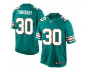 Youth Nike Miami Dolphins #30 Cordrea Tankersley Limited Aqua Green Alternate NFL Jersey