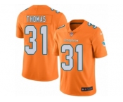 Youth Nike Miami Dolphins #31 Michael Thomas Limited Orange Rush NFL Jersey