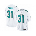 Youth Nike Miami Dolphins #31 Michael Thomas Limited White NFL Jersey