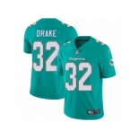 Youth Nike Miami Dolphins #32 Kenyan Drake Vapor Untouchable Limited Aqua Green Team Color NFL Jersey