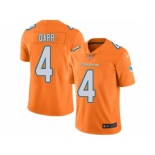 Youth Nike Miami Dolphins #4 Matt Darr Limited Orange Rush NFL Jersey