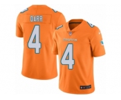 Youth Nike Miami Dolphins #4 Matt Darr Limited Orange Rush NFL Jersey