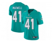 Youth Nike Miami Dolphins #41 Byron Maxwell Vapor Untouchable Limited Aqua Green Team Color NFL Jersey