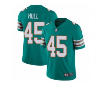 Youth Nike Miami Dolphins #45 Mike Hull Aqua Green Alternate Vapor Untouchable Limited Player NFL Jersey