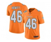 Youth Nike Miami Dolphins #46 Neville Hewitt Limited Orange Rush NFL Jersey