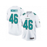 Youth Nike Miami Dolphins #46 Neville Hewitt Limited White NFL Jersey