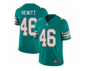 Youth Nike Miami Dolphins #46 Neville Hewitt Vapor Untouchable Limited Aqua Green Alternate NFL Jersey