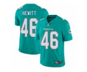 Youth Nike Miami Dolphins #46 Neville Hewitt Vapor Untouchable Limited Aqua Green Team Color NFL Jersey