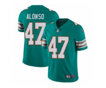 Youth Nike Miami Dolphins #47 Kiko Alonso Vapor Untouchable Limited Aqua Green Alternate NFL Jersey